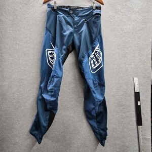 Troy Lee Designs Men Cycling Pants 32 Blue Sprint Racer BMX Mountain Bike